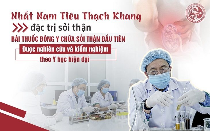 Nhất Nam Tiêu Thạch Khang đặc trị sỏi thận tiết niệu là bài thuốc Đông y đầu tiên được nghiên cứu và kiểm nghiệm bởi YHHĐ