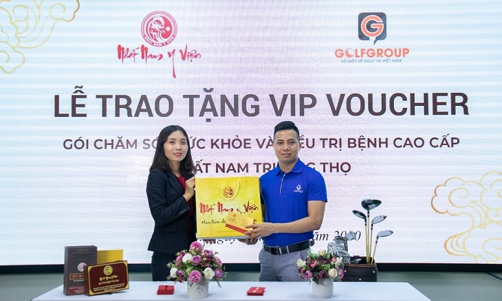 lễ ký kết hợp tác giữa Nhât Nam Y Viện và Golfgroup 