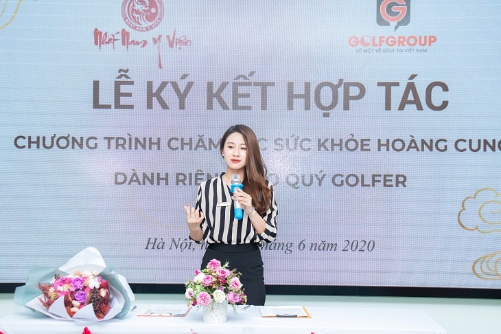 lễ ký kết hợp tác giữa Nhât Nam Y Viện và Golfgroup 