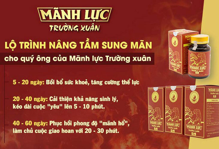 Hiệu quả ngoài mong đợi khi sử dụng Mãnh Lực Trường Xuân