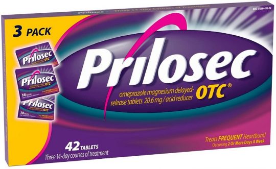 Prilosec cũng là loại thuốc đau dạ dày của Mỹ an toàn, hiệu quả