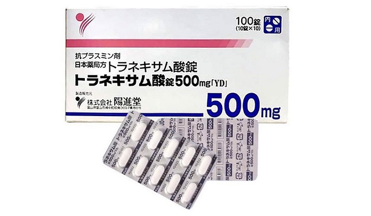 Viên uống trắng da của Nhật Transamin 500mg