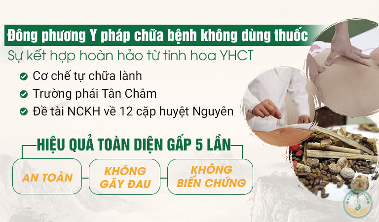 Dịch vụ đa dạng, kết hợp nhiều liệu pháp CHỮA BỆNH KHÔNG DÙNG THUỐC mang lại hiệu quả cao