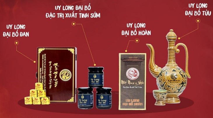 Bộ sản phẩm Uy Long Đại bổ chuyên điều trị xuất tinh sớm ở nam giới