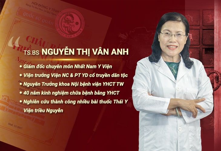 Tiến sĩ, bác sĩ Nguyễn Thị Vân Ang người đã có hơn 40 năm kinh nghiêm khám bệnh bằng YHCT