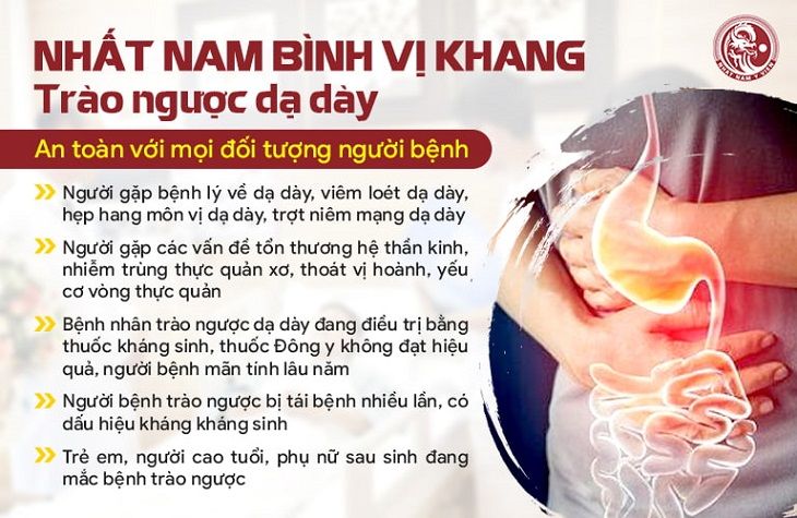 Bài thuốc chữa trào ngược dạ dày Nhất Nam Bình Vị Khang được chú Nam tin tưởng điều trị