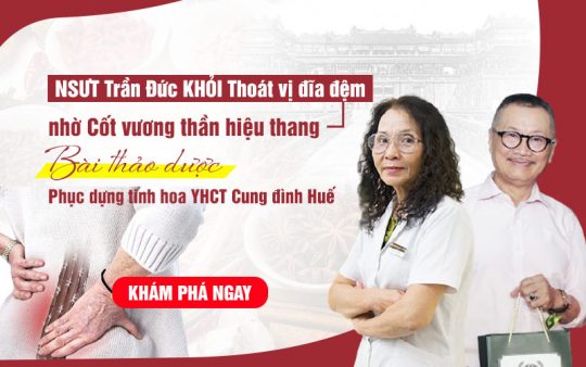 Nghệ sĩ Trần Đức chữa xương khớp