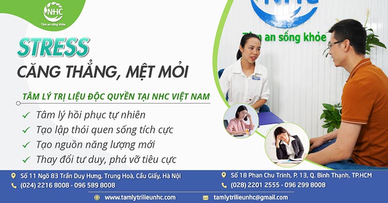 trị liệu stress không dùng thuốc