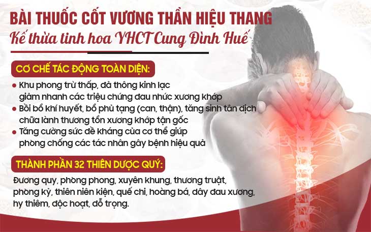 Bài thuốc Cốt Vương thần hiệu thang - Giải pháp đặc trị xương khớp mới của Nhất Nam Y viện 