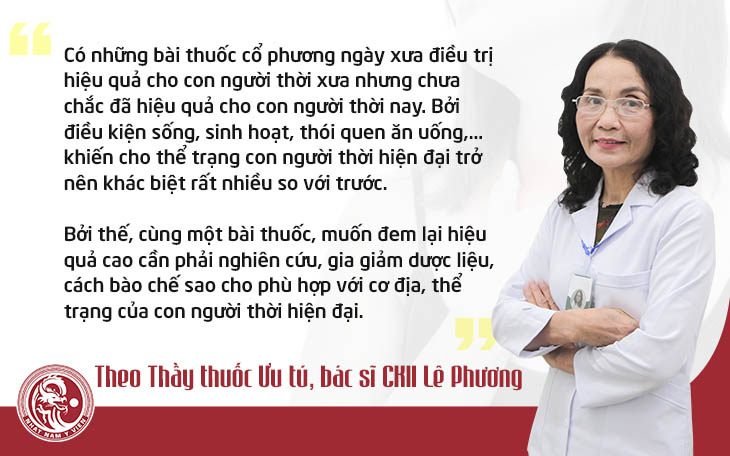 Để nâng cao hiệu quả của các bài thuốc Thái Y Viện, cần nghiên cứu và cải tiến phù hợp