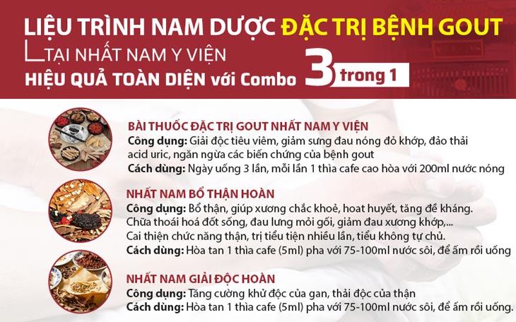 Combo thuốc "3 trong 1" cho hiệu quả nhanh chóng, bền vững