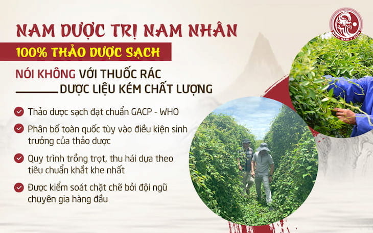 Bài thuốc sử dụng nguồn thảo dược chất lượng nên rất an toàn