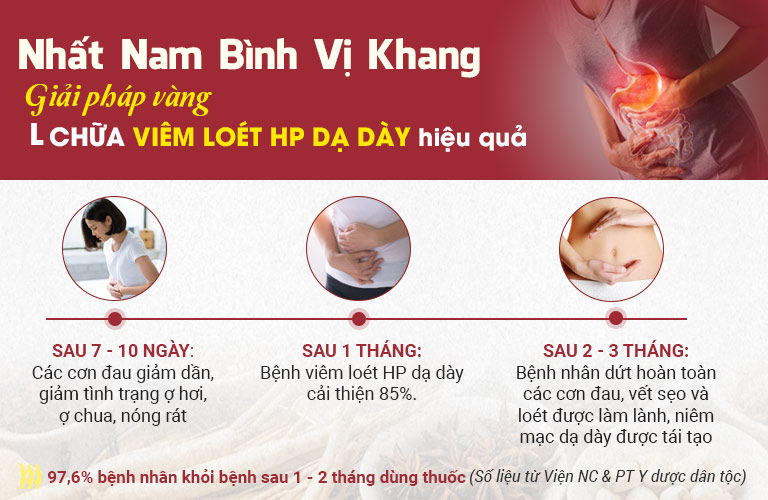 Liệu trình bài thuốc Nhất Nam Bình Vị Khang