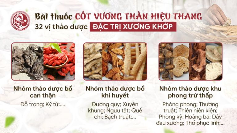 Bài thuốc Cốt Vương Thần Hiệu Thang