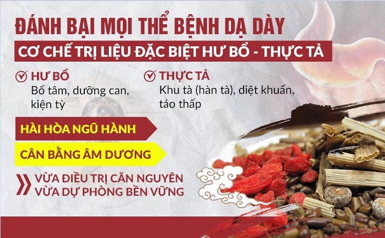 Cơ chế điều trị bệnh dạ dày của Nhất Nam Bình Vị Khang