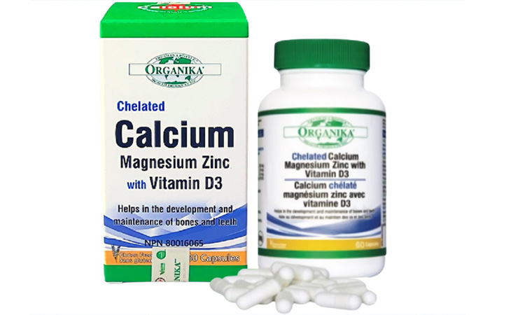 Viên uống Organika Calcium Magnesium Zinc D3