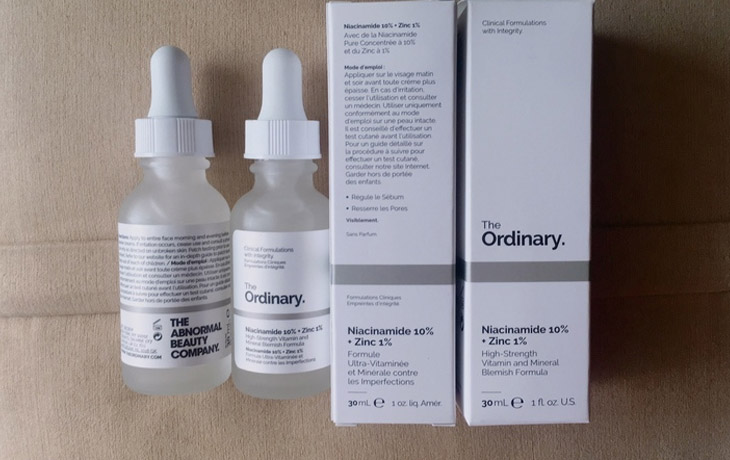 Serum The Ordinary Niacinamide 10% + Zinc 1%