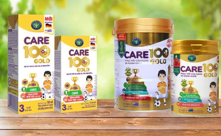 Sữa tăng cân cho bé 1 tuổi Care 100+