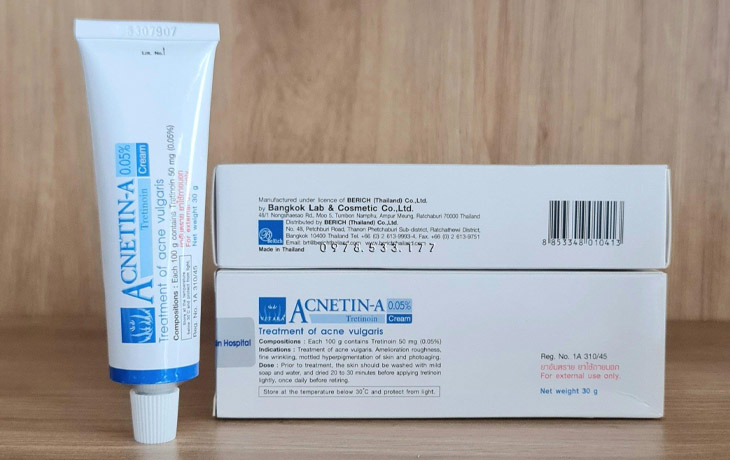 Kem Trị Mụn Vitara Acnetin A Tretinoin Cream 0.05% 7g