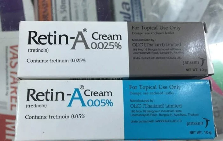 Thuốc trị mụn Retin A Cream 0.05%