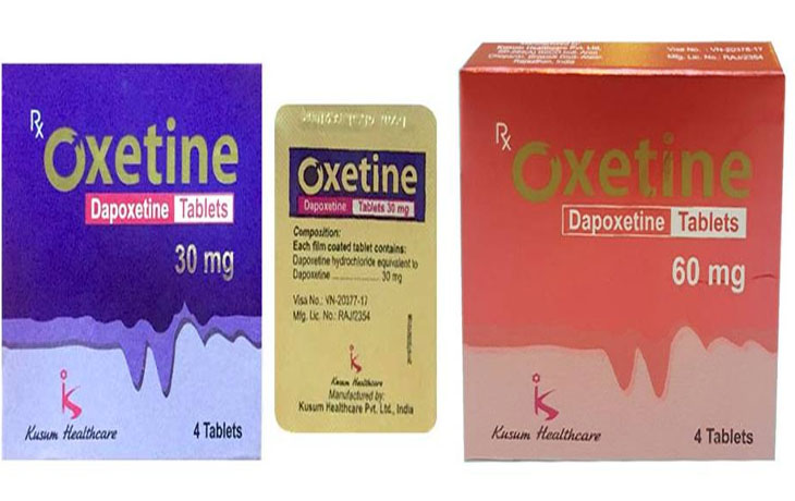 Oxetine có chứa hoạt chất Dapoxetin 30mg