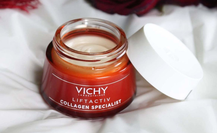 Vichy Liftactiv Collagen Specialist Night - Kem đặc trị nám chân sâu