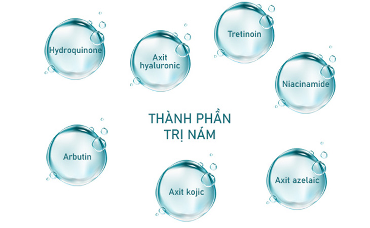 Chọn các sản phẩm có chứa thành phần trị nám an toàn, lành tính với da