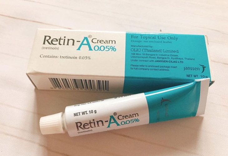 Retinoids (Tretinoin) giúp làm mờ nám da, tàn nhang hiệu quả