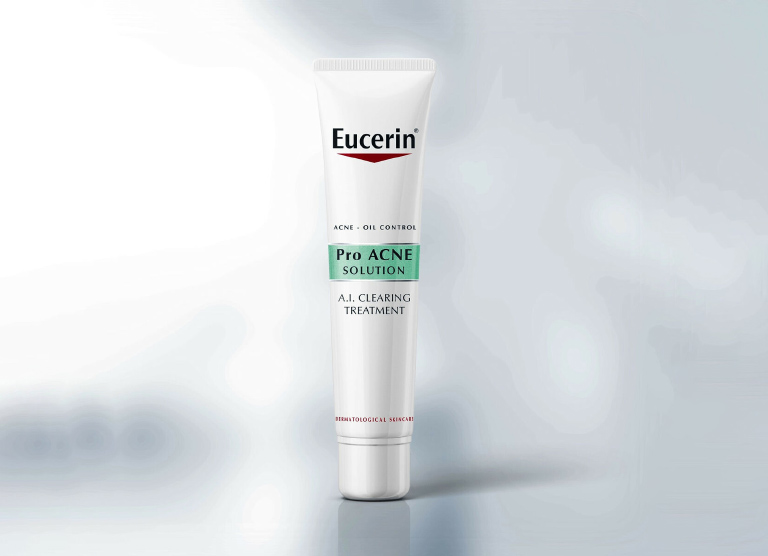 Eucerin Pro ACNE Solution A.I giúp giảm thâm mụn và ngăn ngừa tái phát.