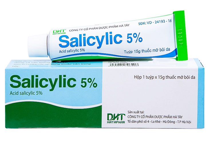 Thuốc bôi Axit Salicylic trị mụn cóc