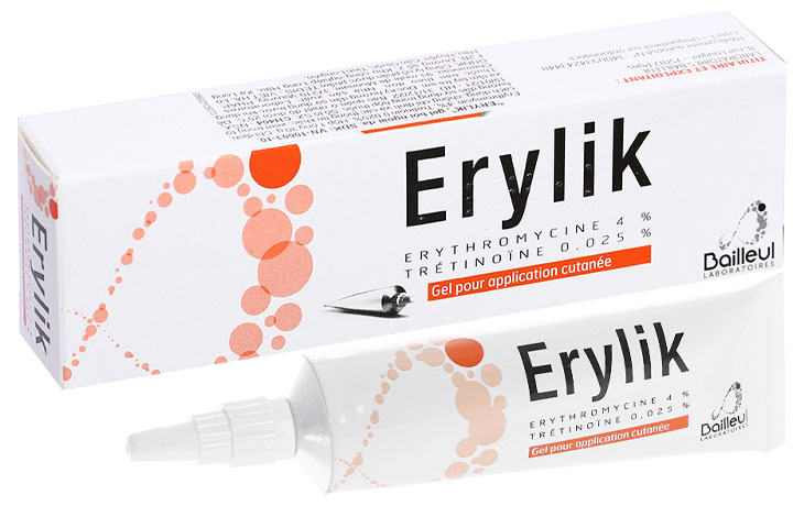 Thuốc kháng sinh trị mụn Erythromycin cho hiệu quả cao