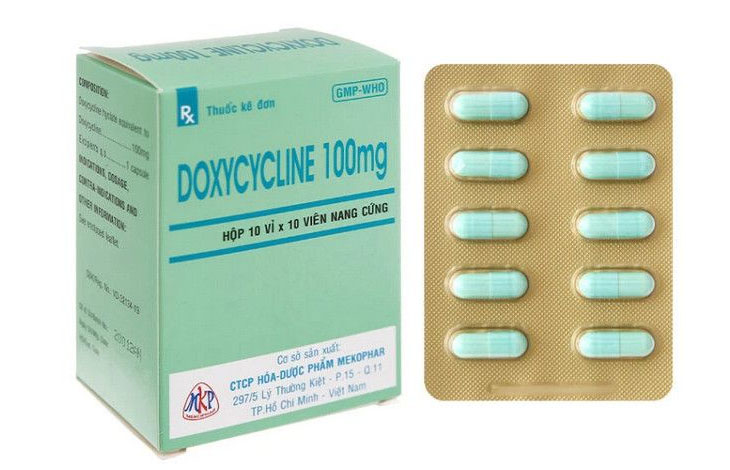 Doxycycline là thuốc kháng sinh trị mụn dạng uống