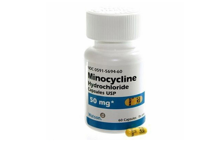 Minocycline thuộc nhóm Tetracycline, được dùng nhiều để trị mụn