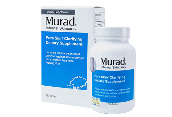 Murad Pure Skin Clarifying Dietary Supplement giảm mụn nội tiết hiệu quả