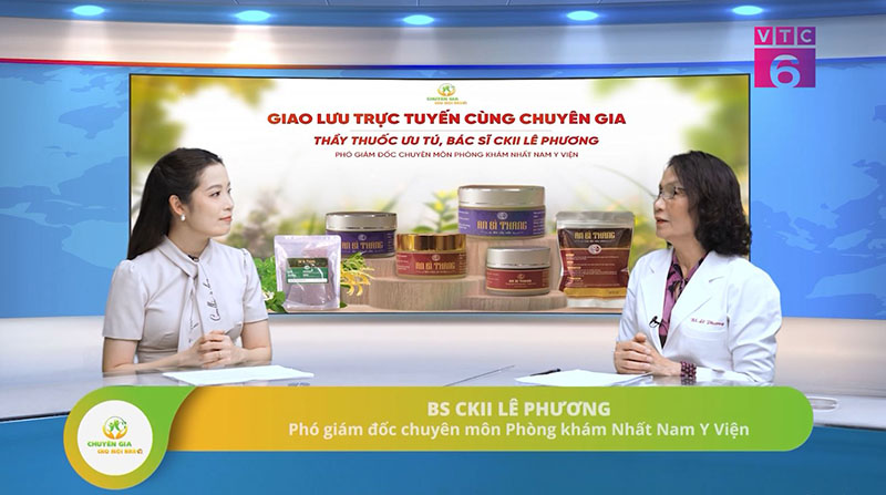 Thầy thuốc Ưu tú Lê Phương tư vấn bệnh lý viêm da trên sóng VTC6