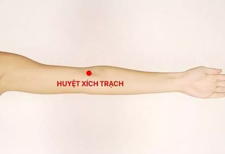 Vị trí huyệt Xích Trạch