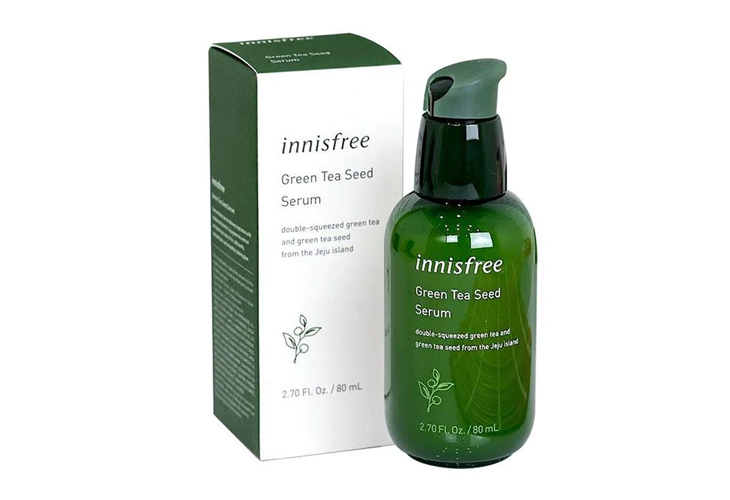 Trị mụn hiệu quả với Innisfree The Green Tea Seed Serum