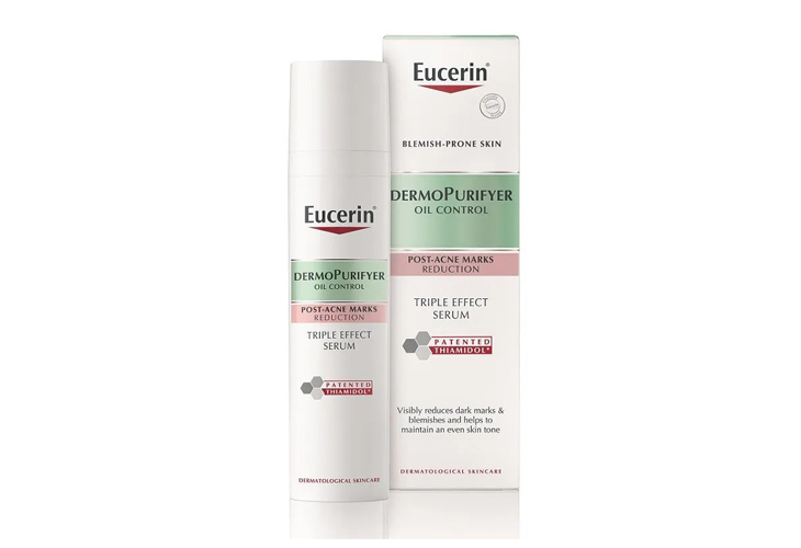 Eucerin Triple Effect Serum giảm thâm sau 2 tuần sử dụng