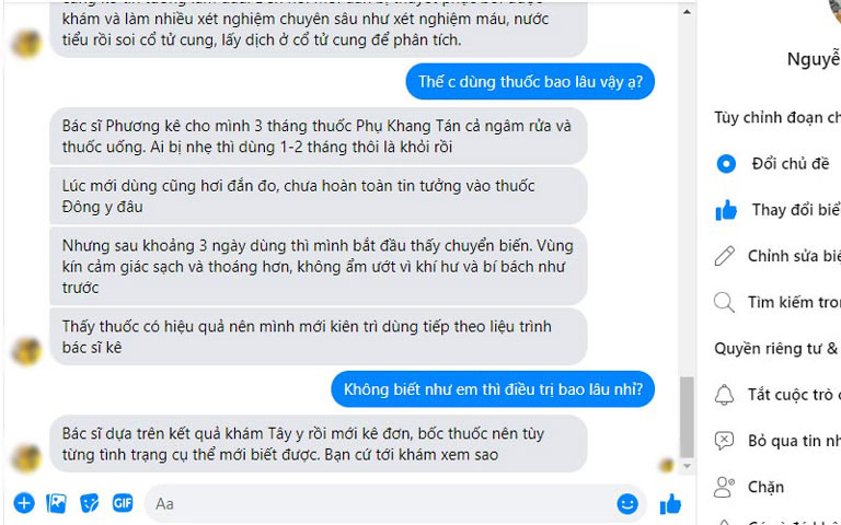 Chị Thanh Hoa chia sẻ về liệu trình điều trị viêm cổ tử cung thành công với bài thuốc thảo dược Phụ Khang Tán