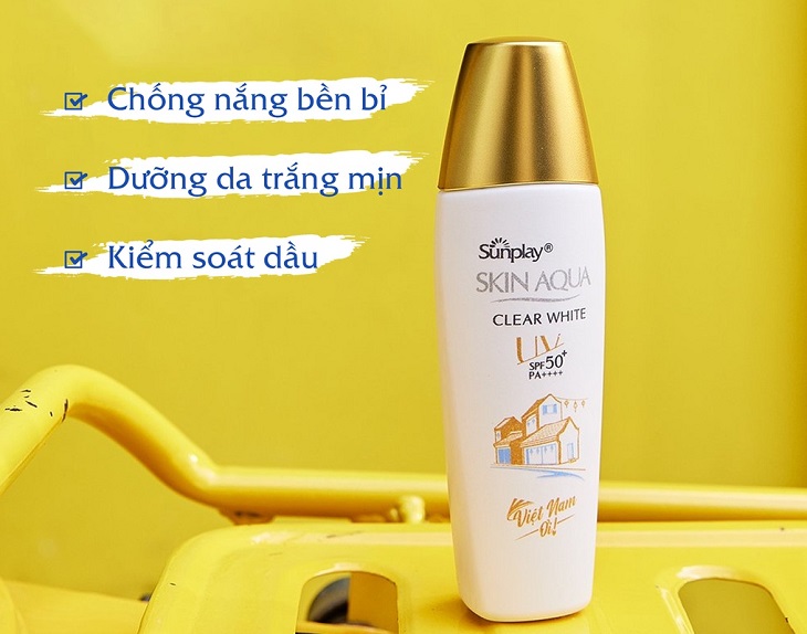 Kem chống nắng cho da dầu mụn dưới 100k của hãng Skin Aqua