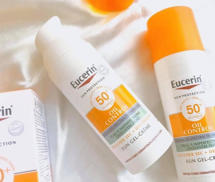 Kem chống nắng cho nam da dầu Eucerin Sun Dry Touch