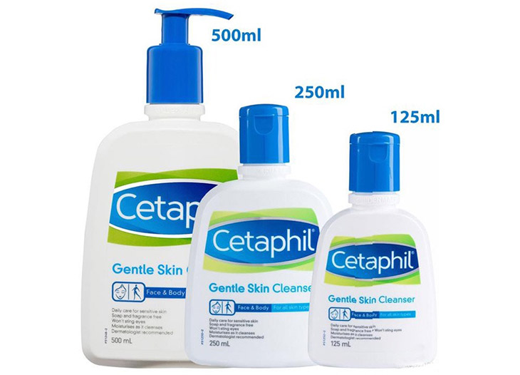 Sữa rửa mặt Cetaphil cho da dầu mụn có kết cấu dạng gel, không chứa xà phòng