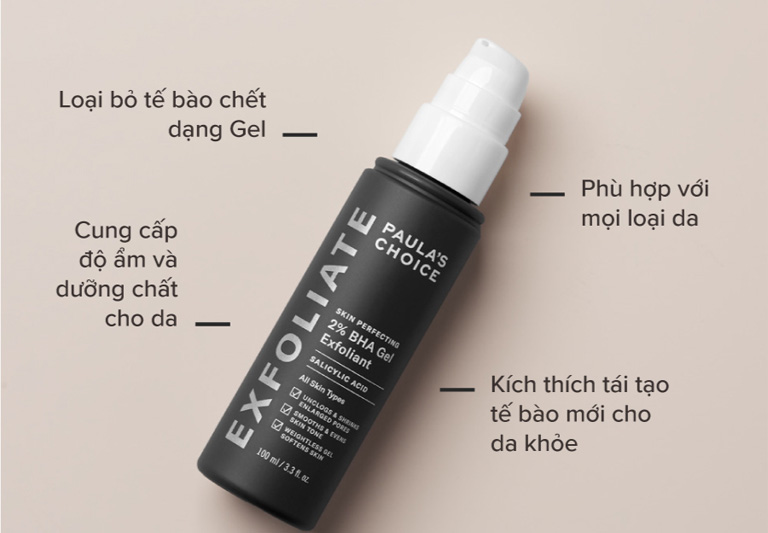 Paula's Choice Skin Perfecting 2% BHA Liquid Exfoliant được nhiều người tin dùng