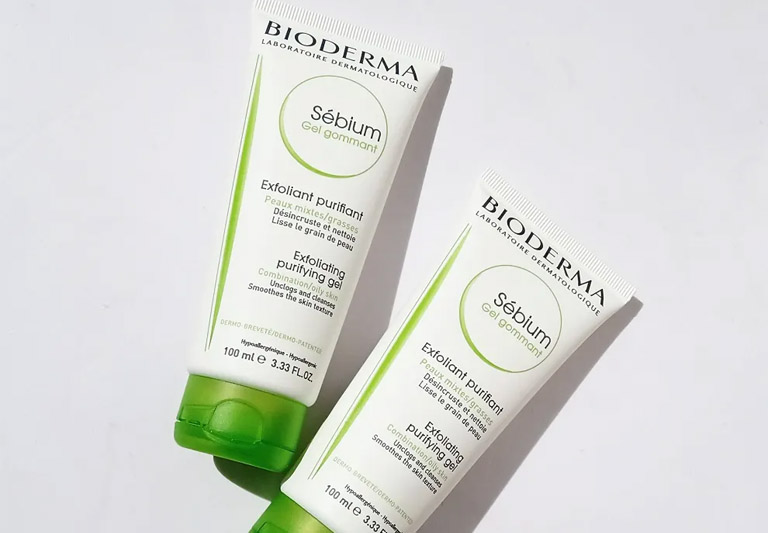 Bioderma Sebium Gel Gommant hỗ trợ làm sạch da nhẹ nhàng