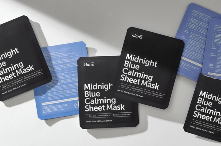 Mặt nạ Klairs Midnight Blue Calming Sheet Mask